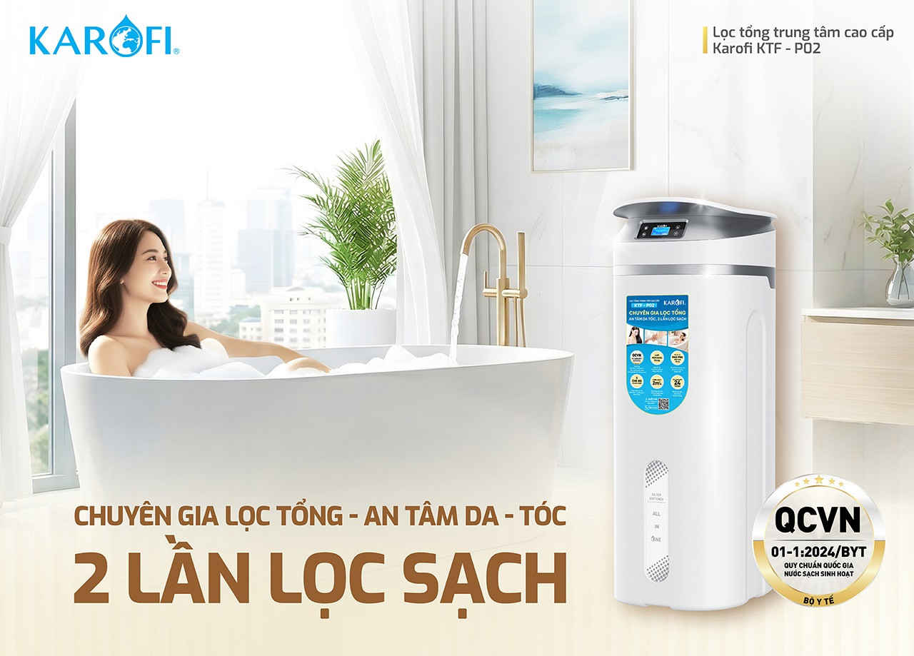 Lọc tổng trung tâm cao cấp Karofi KTF-P02